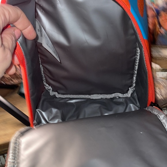 Like new Nike lunchbox orange and blue big nice zipper on front - Picture 5 of 8